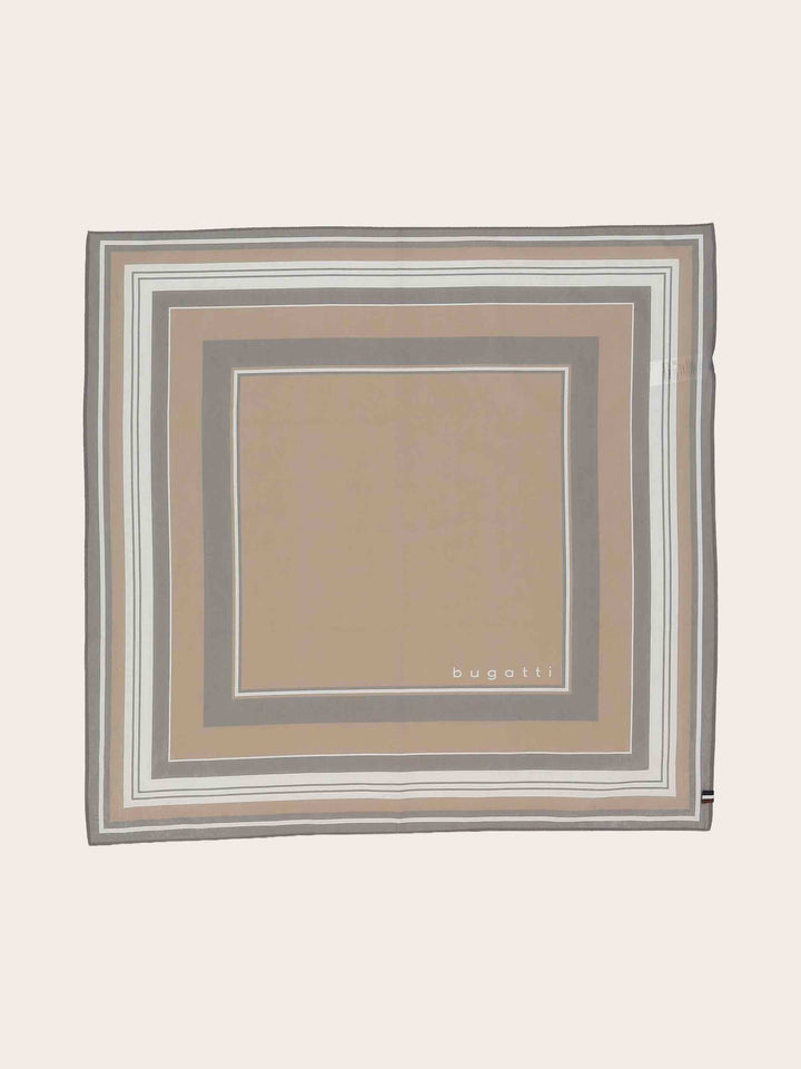 bugatti Halstuch mit geometrischem Muster aus reiner Baumwolle