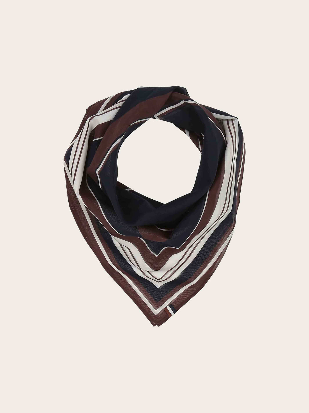 bugatti Halstuch mit geometrischem Muster aus reiner Baumwolle