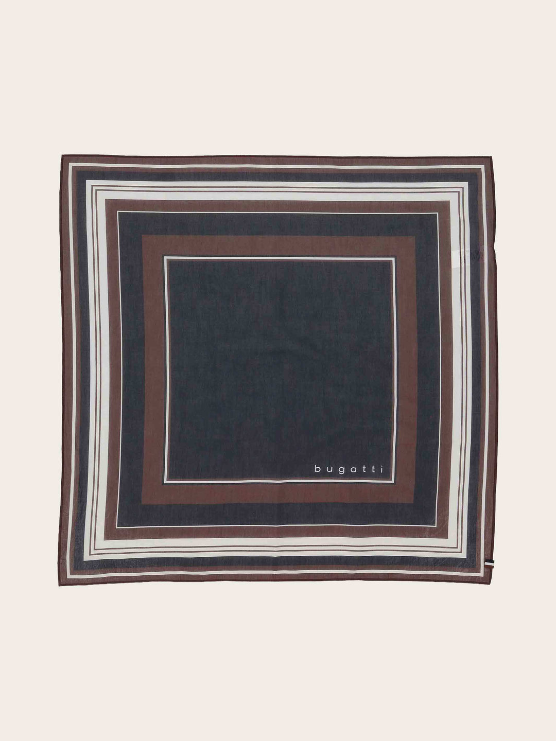 bugatti Halstuch mit geometrischem Muster aus reiner Baumwolle