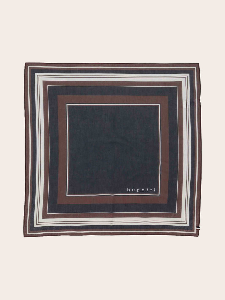bugatti Halstuch mit geometrischem Muster aus reiner Baumwolle