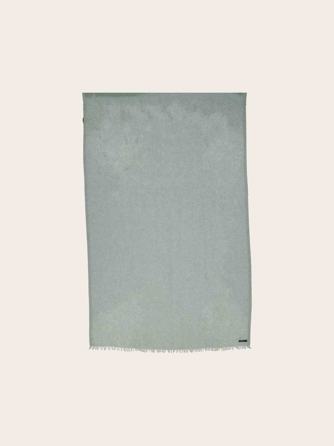 Sportliche bugatti Stola mit Boxkaro in Leinenmischung