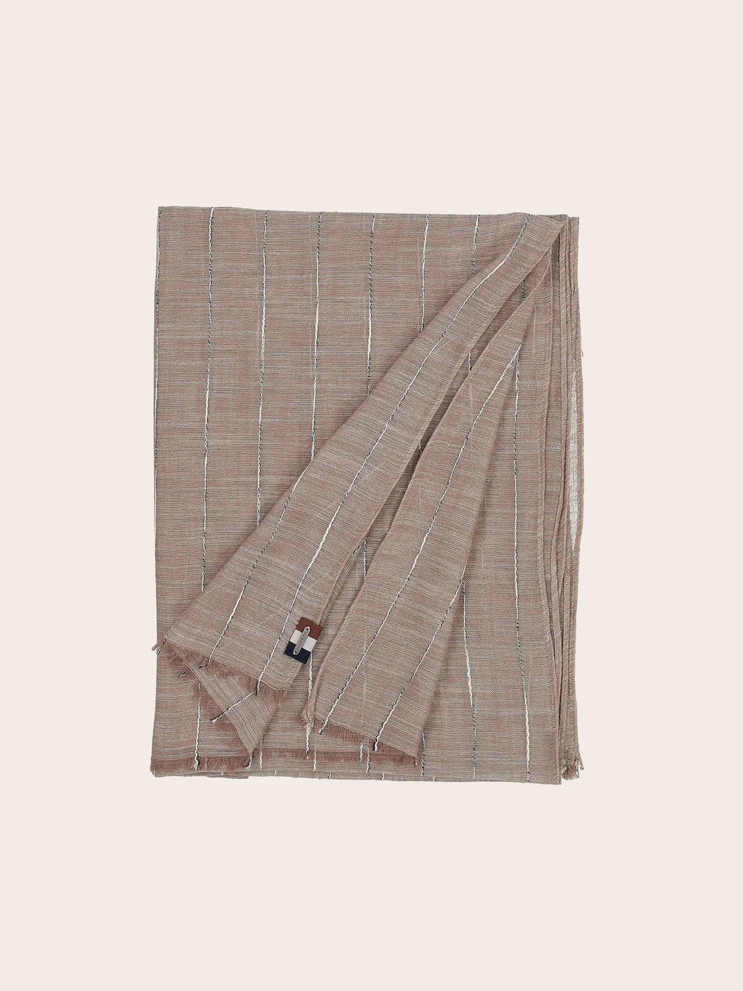 Lässiger bugatti Sommerschal mit Nadelstreifen-Design