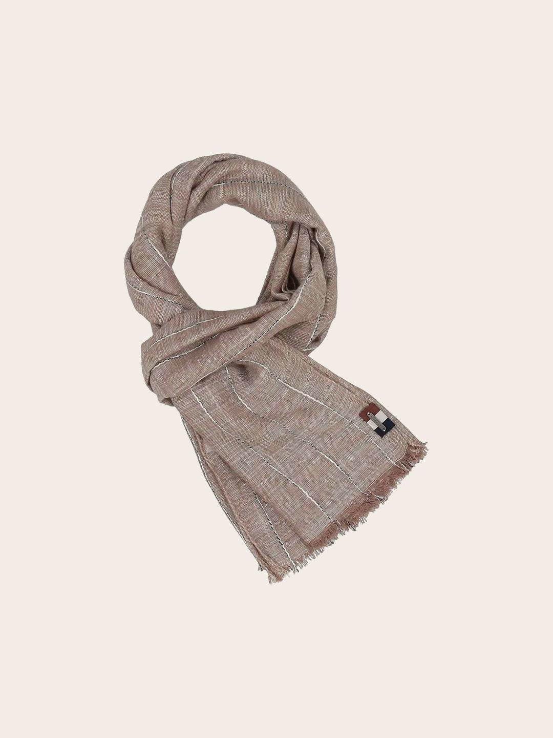 Lässiger bugatti Sommerschal mit Nadelstreifen-Design