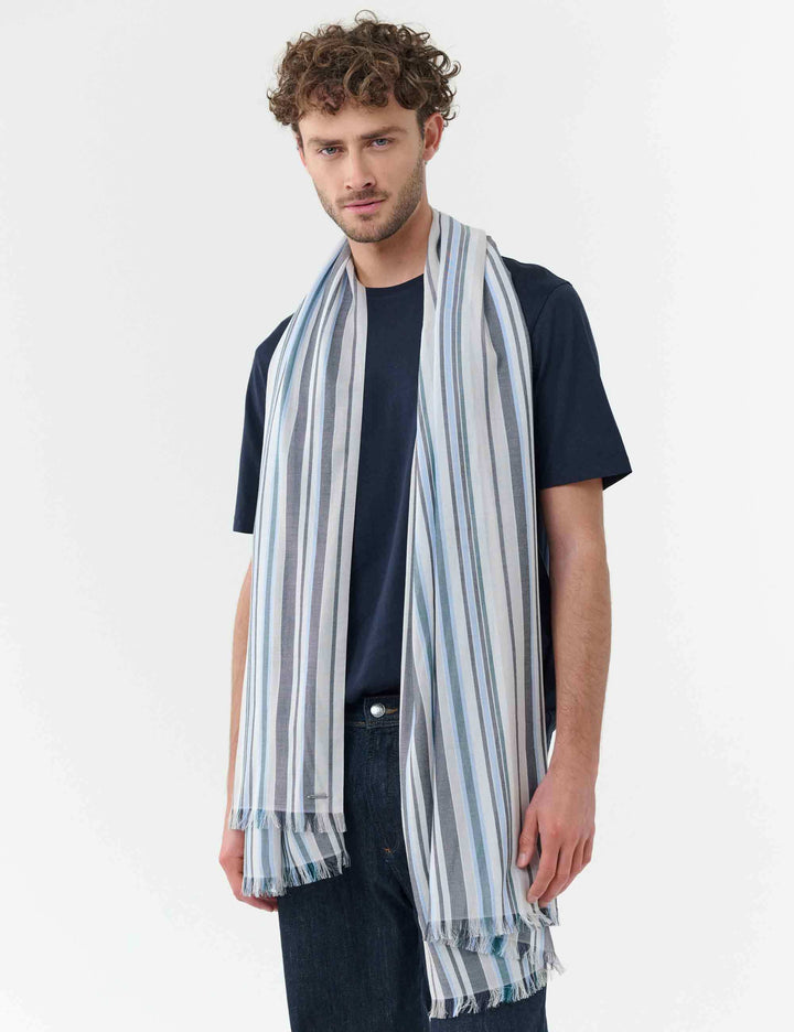 Gestreifter bugatti-Sommerschal