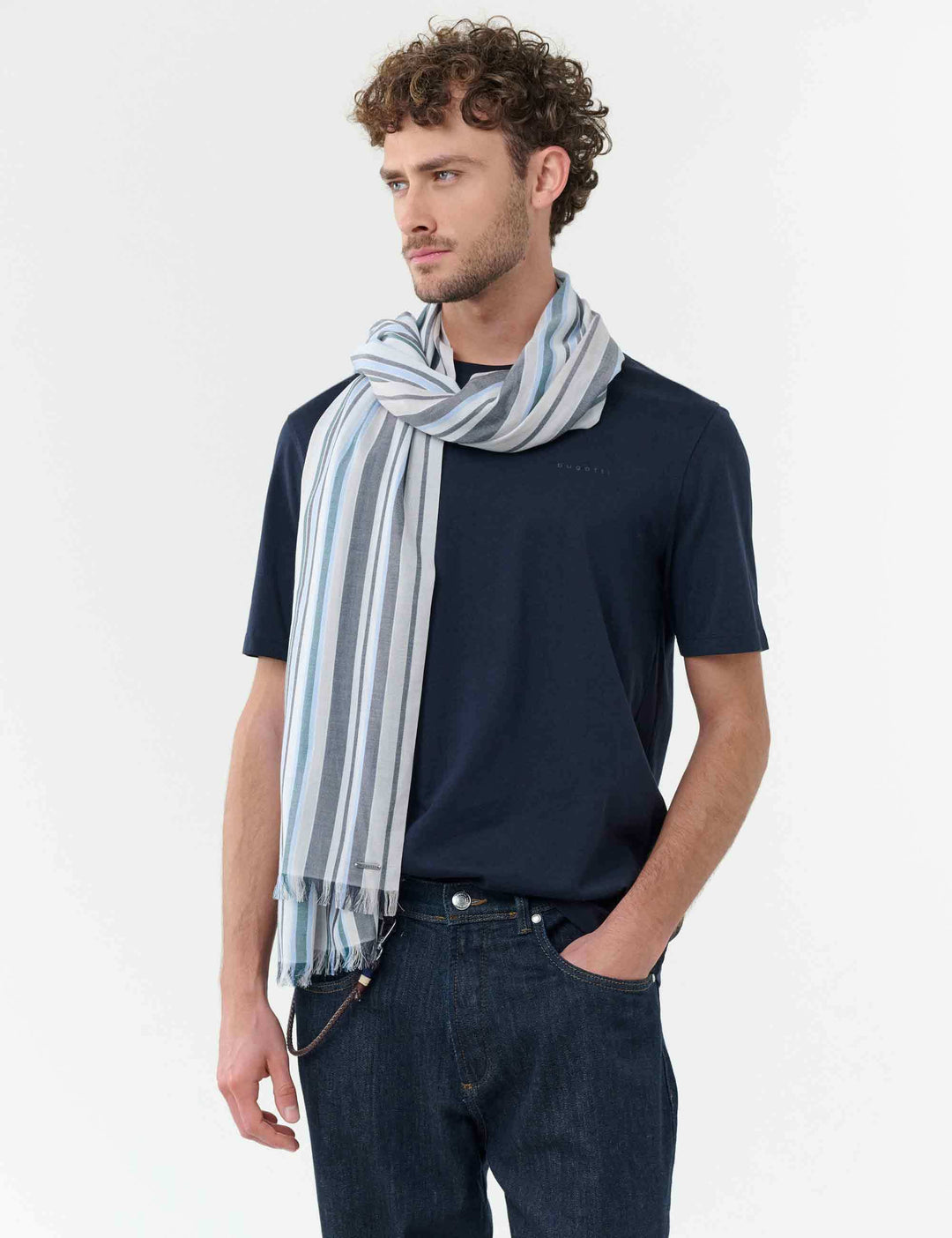 Gestreifter bugatti-Sommerschal