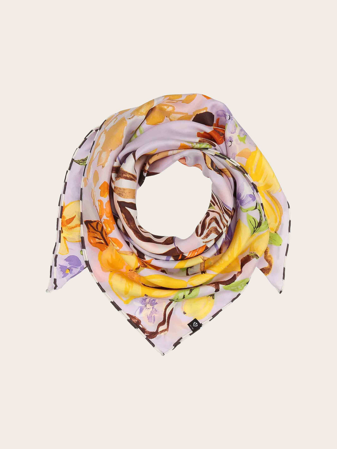 Seidentuch mit Zebra-Design