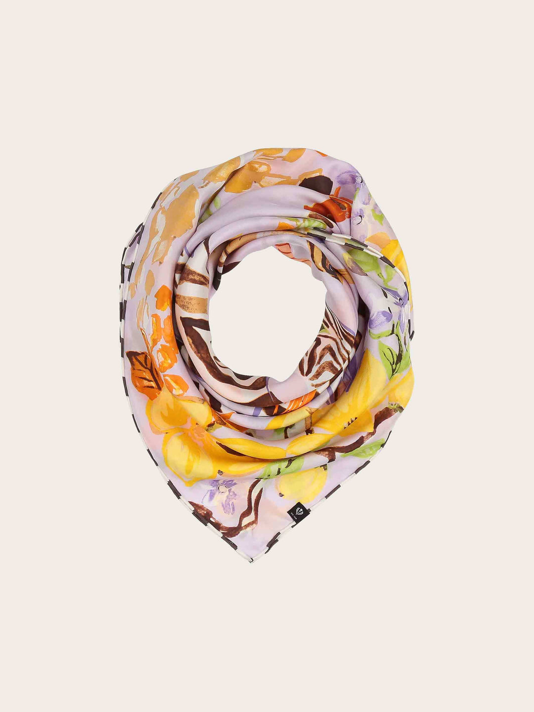 Seidentuch mit Zebra-Design