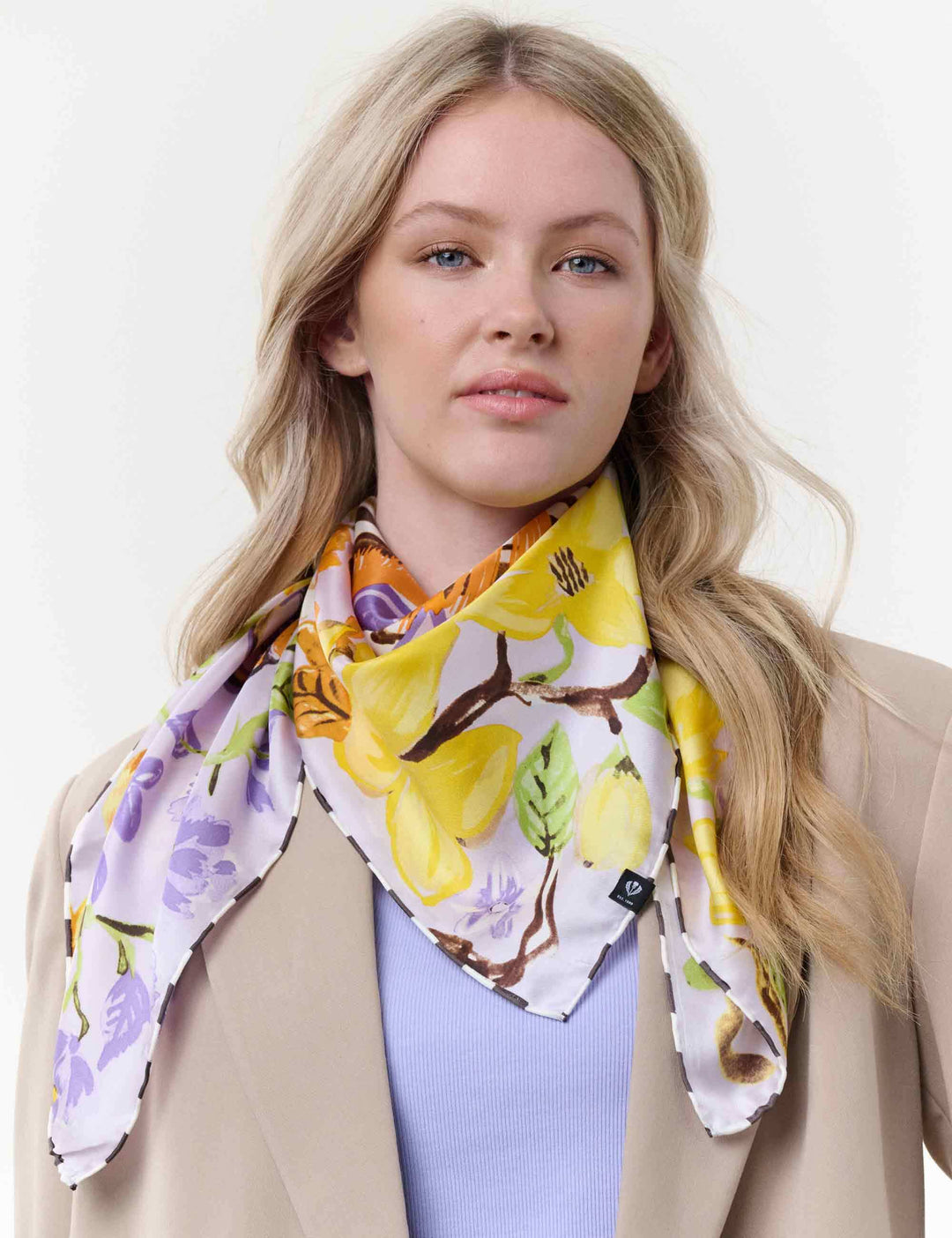 Seidentuch mit Zebra-Design