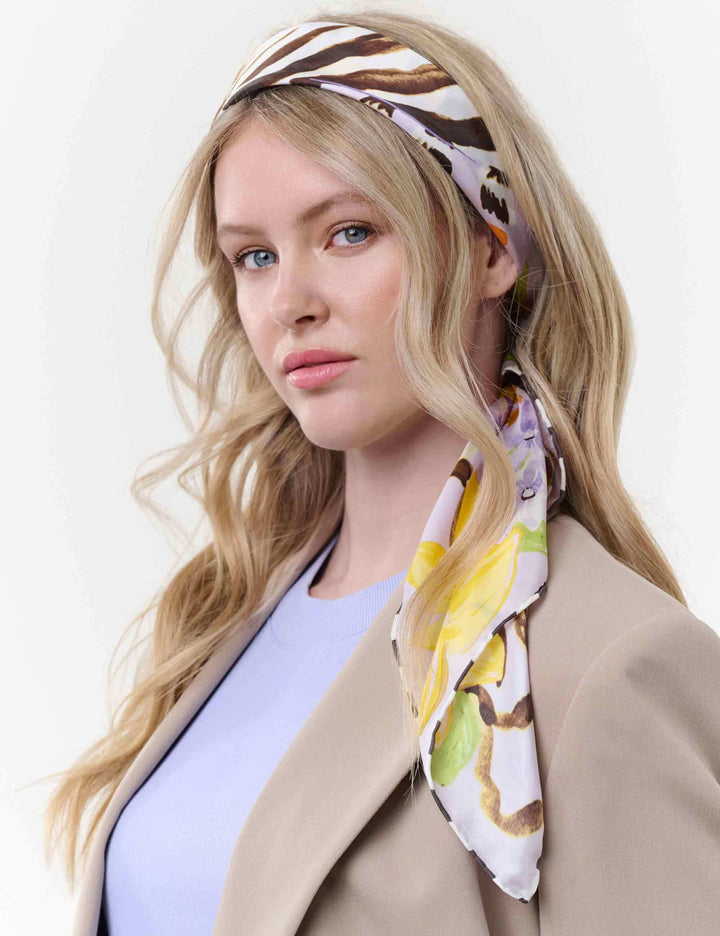Seidentuch mit Zebra-Design