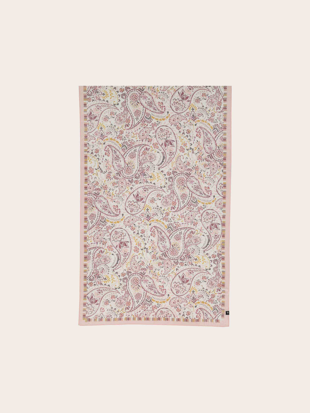 Schal mit romantischem Paisley-Design in Seidenmischung