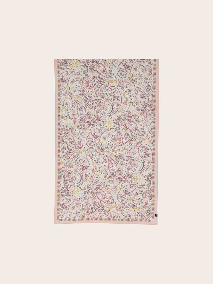 Schal mit romantischem Paisley-Design in Seidenmischung