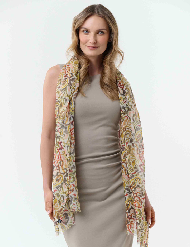 Schal mit abstrahiertem Paisley-Muster