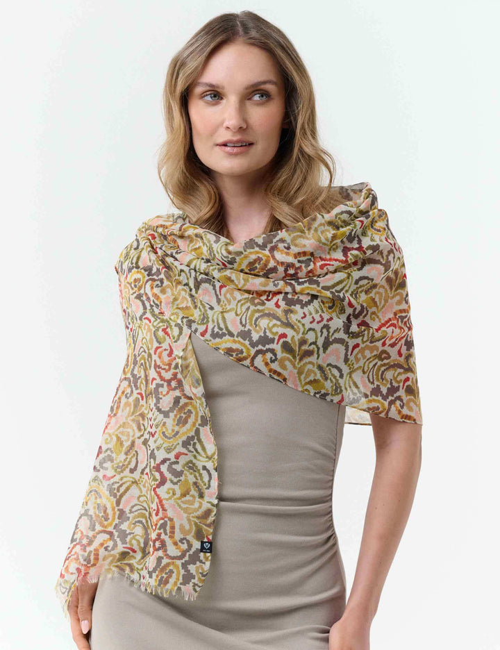 Sustainability Edition - Schal mit abstrahiertem Paisley-Muster