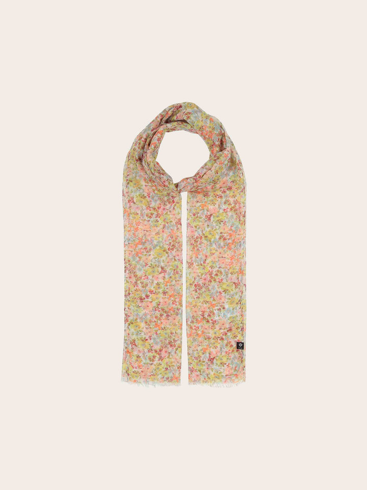 Schal mit Millefleur-Design