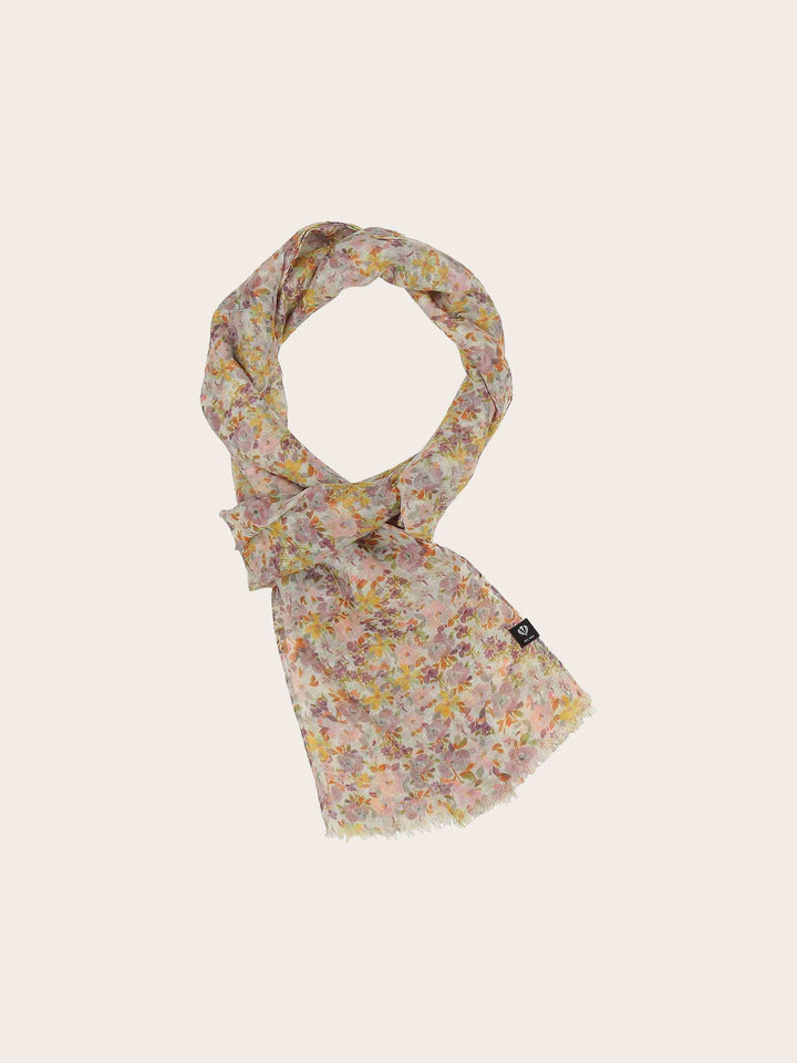 Schal mit Millefleur-Design