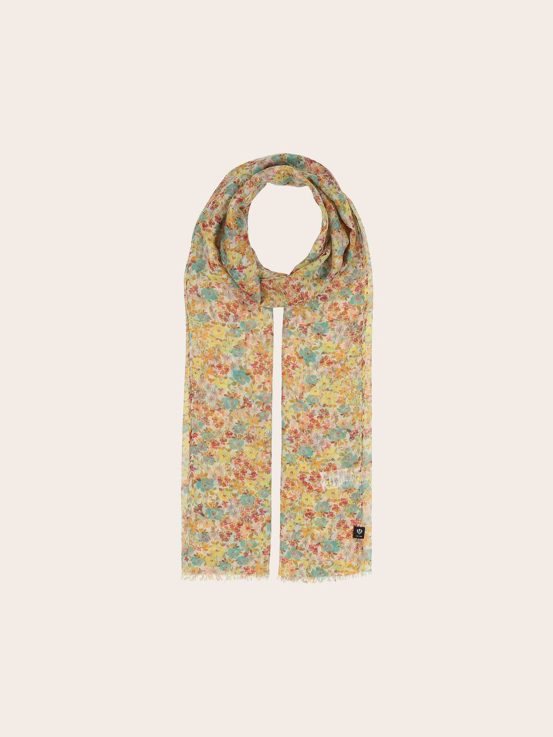 Schal mit Millefleur-Design