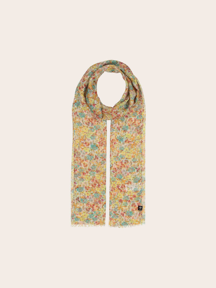 Schal mit Millefleur-Design