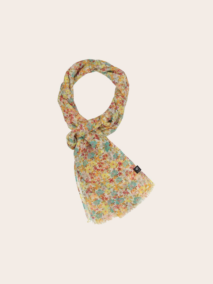 Schal mit Millefleur-Design