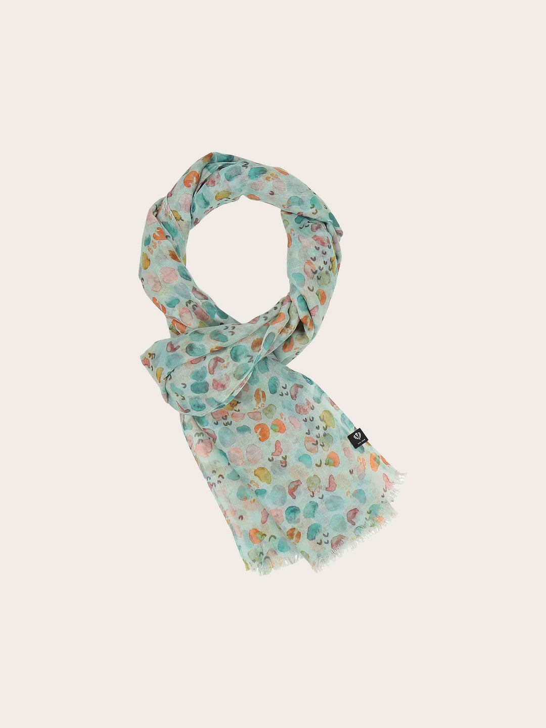 Sustainability Edition - Stola mit Wasserfarben-Punkten