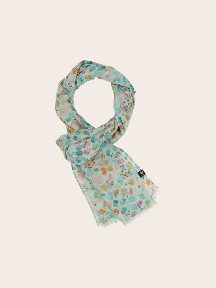 Sustainability Edition - Stola mit Wasserfarben-Punkten