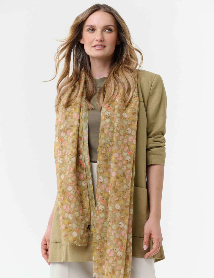 Sustainability Edition - Stola mit Wasserfarben-Punkten