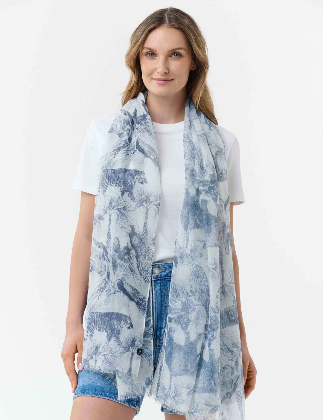 Sustainability Edition - Stola mit wilden Tieren