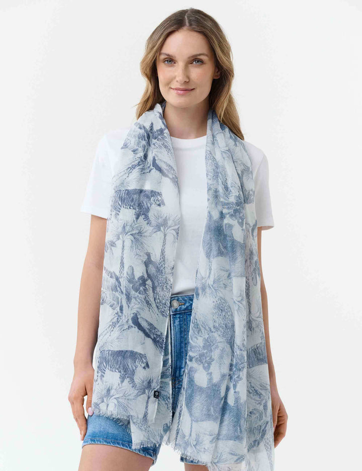 Sustainability Edition - Stola mit wilden Tieren