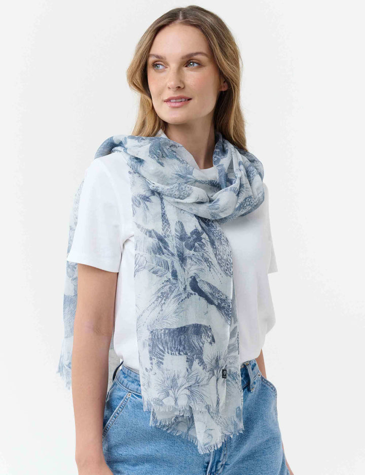 Sustainability Edition - Stola mit wilden Tieren