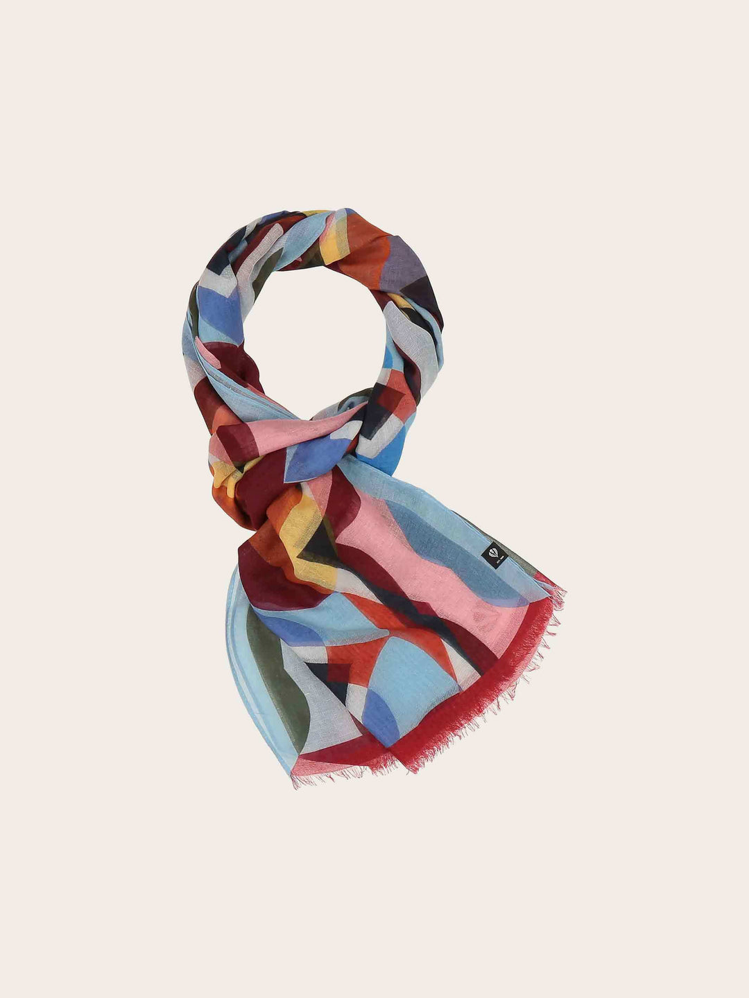 Sustainability Edition - Stola mit geometrischem Muster im Retro-Design