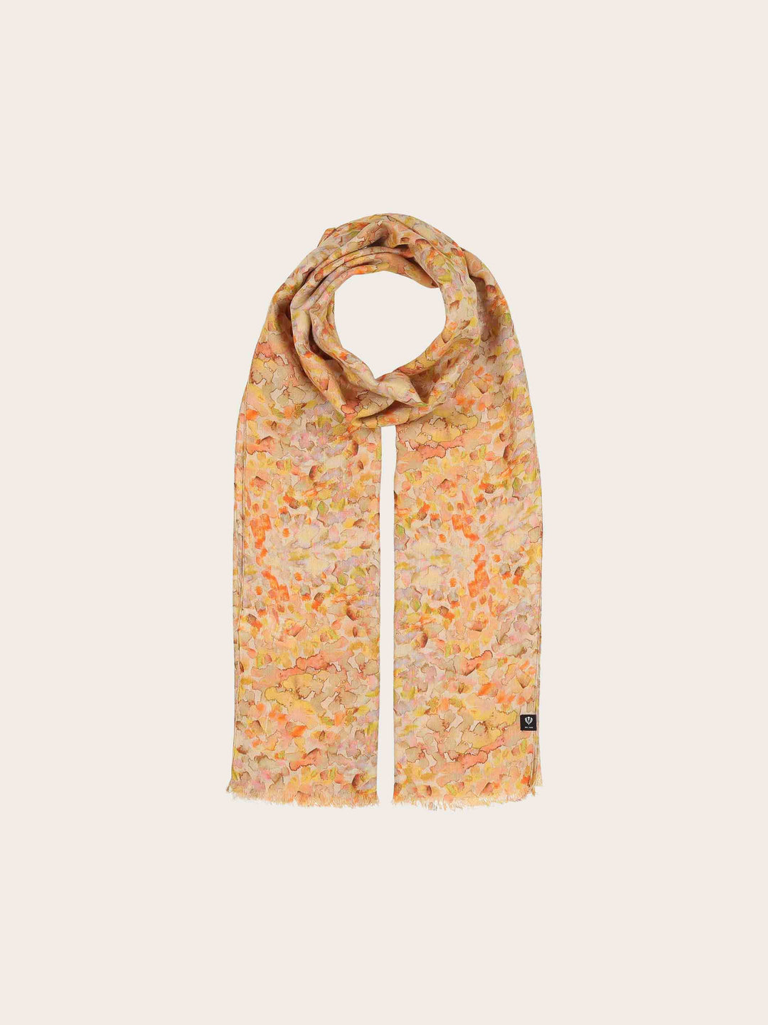 Schal mit Blüten im Aquarell-Design
