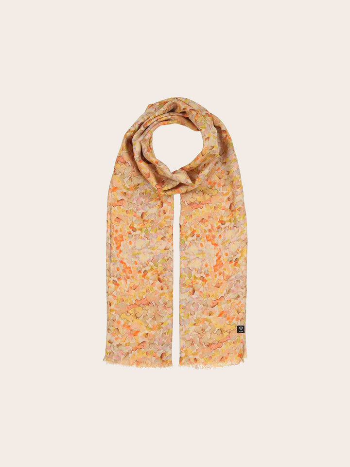 Schal mit Blüten im Aquarell-Design