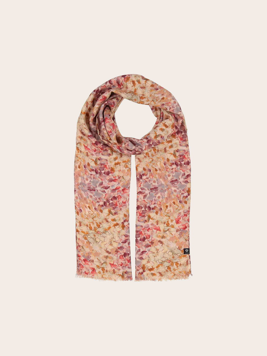 Schal mit Blüten im Aquarell-Design