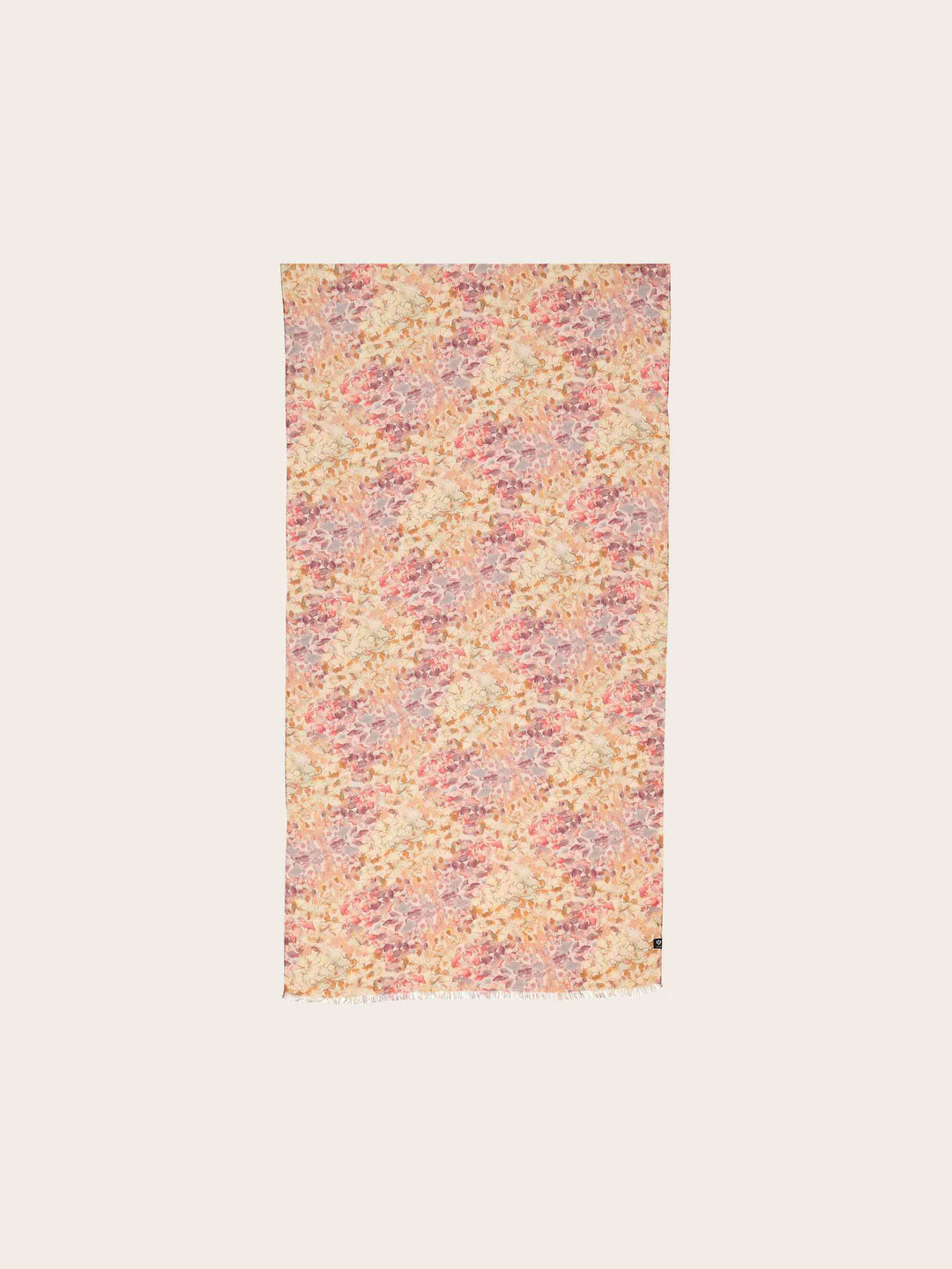 Schal mit Blüten im Aquarell-Design