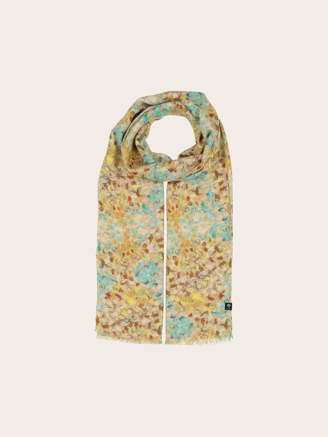 Schal mit Blüten im Aquarell-Design