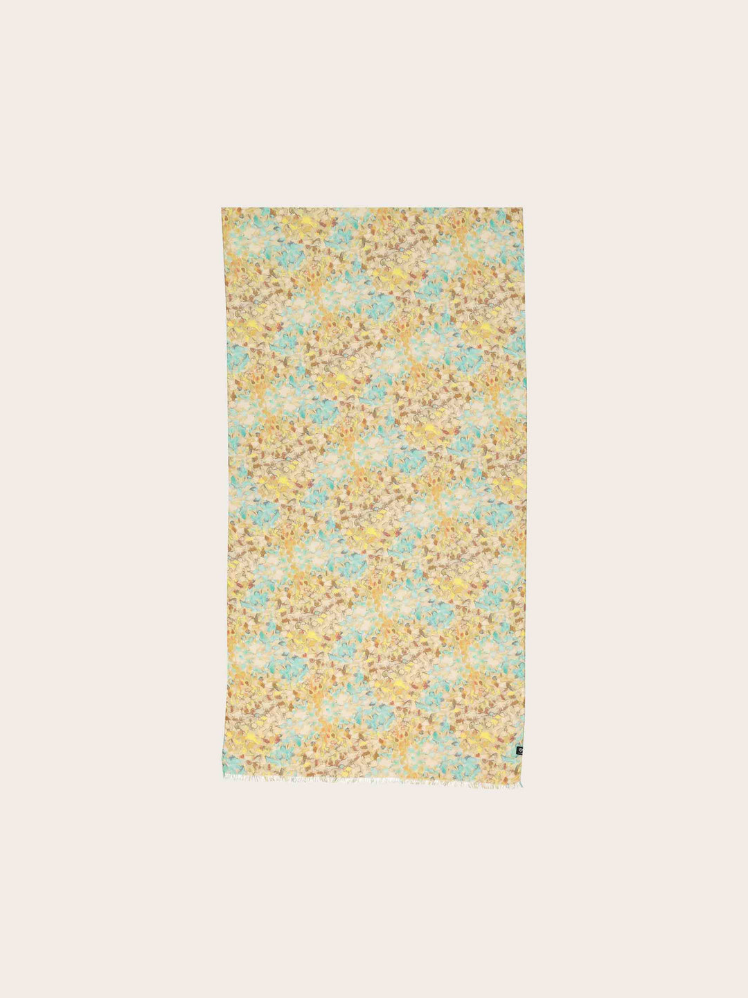 Schal mit Blüten im Aquarell-Design