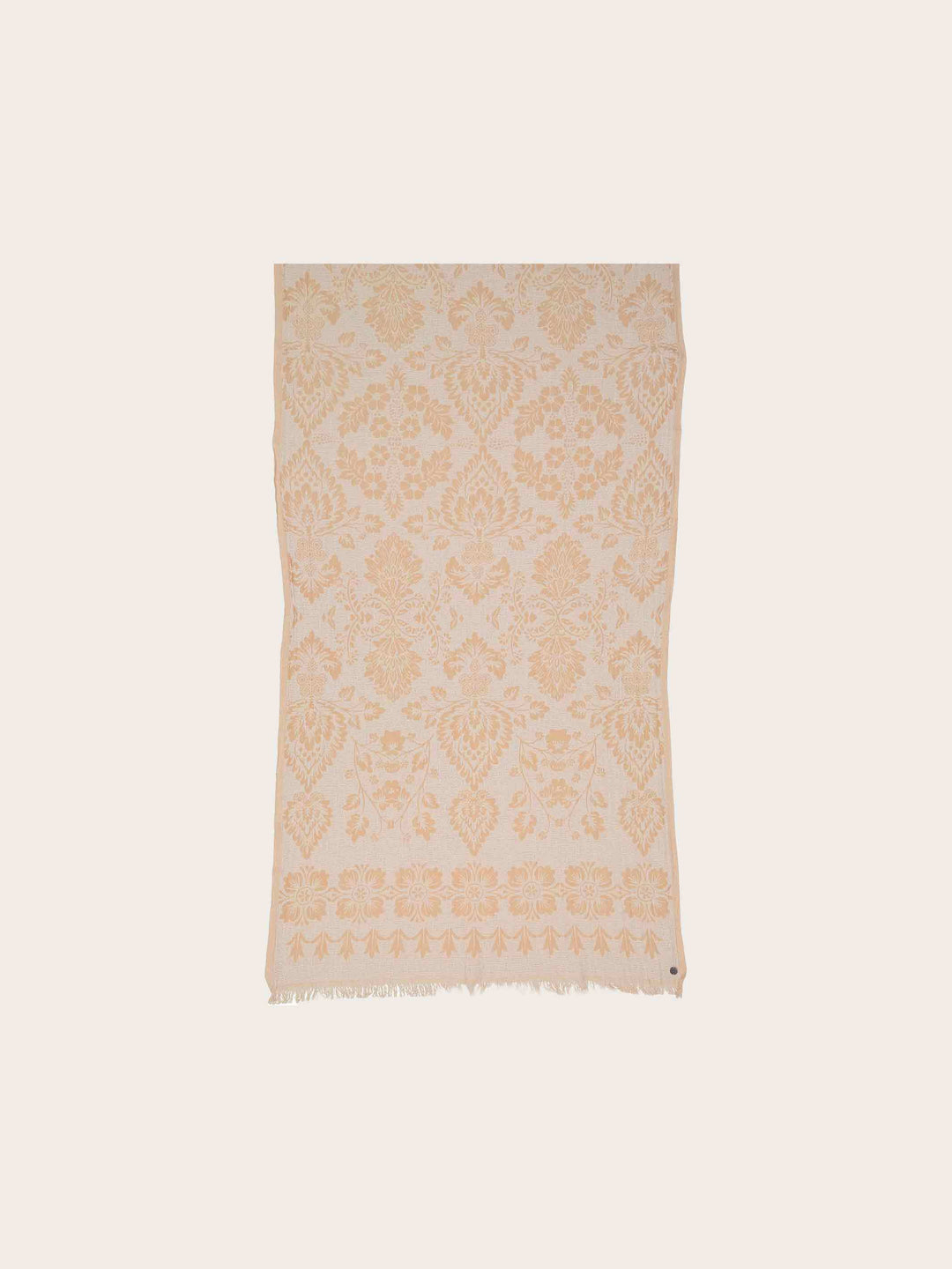 Sustainability Edition - Schal mit floralem Damastmuster