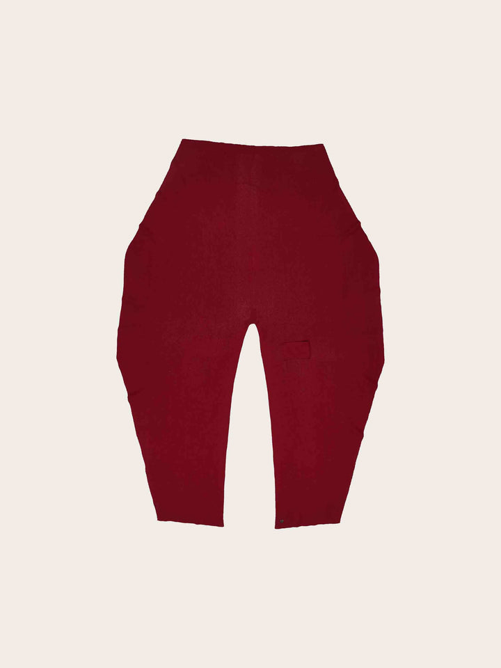 Einfarbiger Poncho mit Schlaufe zum Fixieren