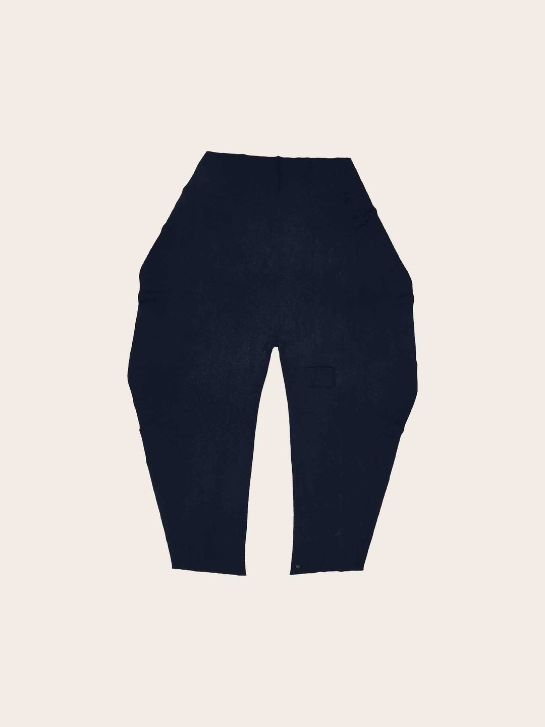 Einfarbiger Poncho mit Schlaufe zum Fixieren