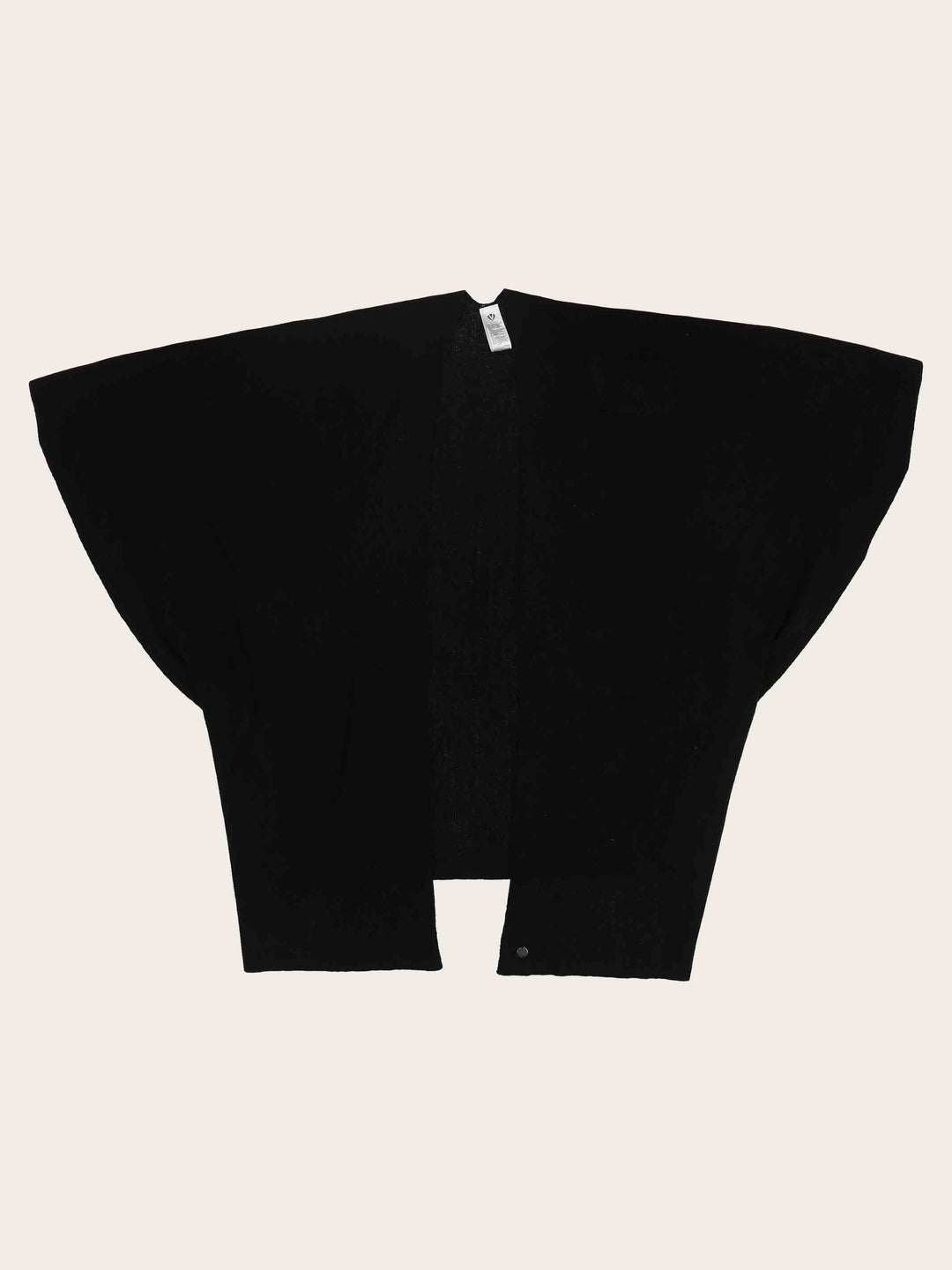 Einfarbiger Poncho mit Schlaufe zum Fixieren
