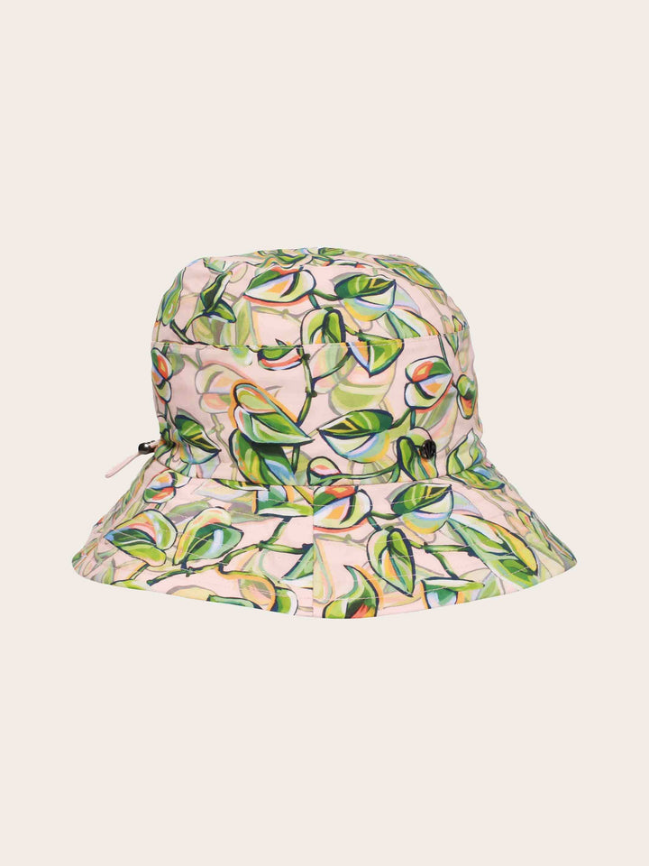 Loevenich Bucket Hat mit buntem Blätter-Print aus Baumwolle