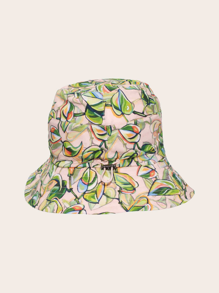 Loevenich Bucket Hat mit buntem Blätter-Print aus Baumwolle