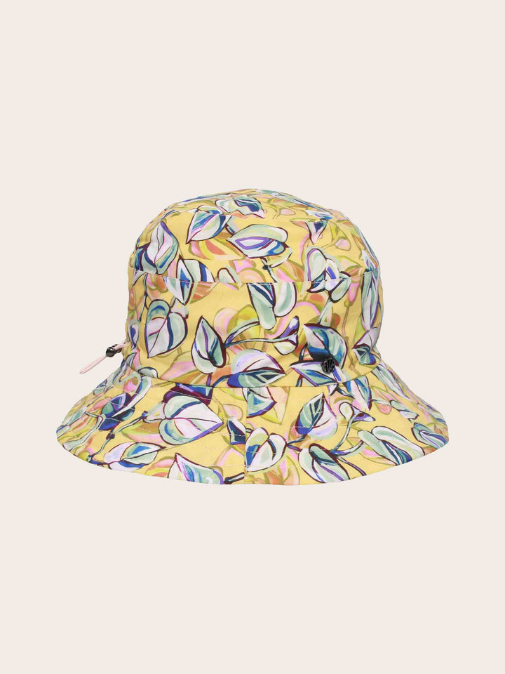 Loevenich Bucket Hat mit buntem Blätter-Print aus Baumwolle