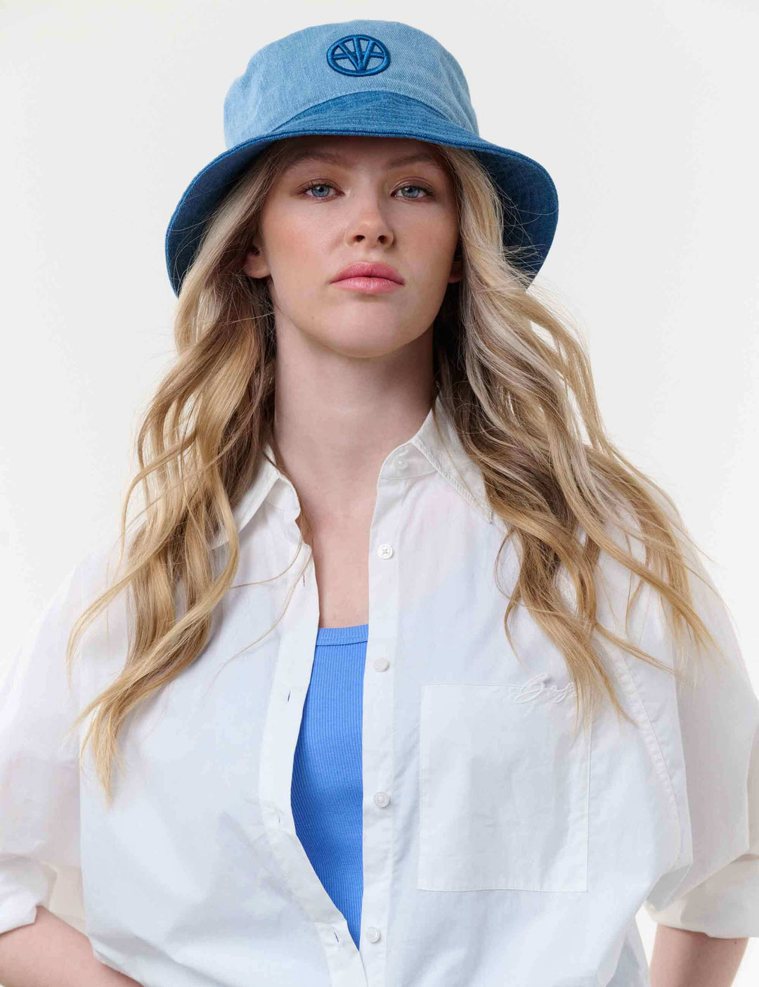 Loevenich Bucket Hat im Denim-Design