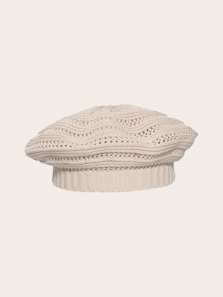 Loevenich Béret mit süßem Loch-Muster