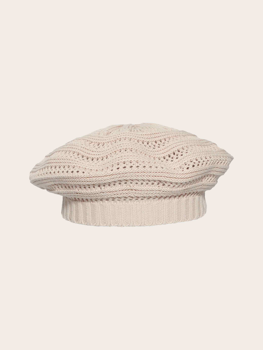 Loevenich Béret mit süßem Loch-Muster