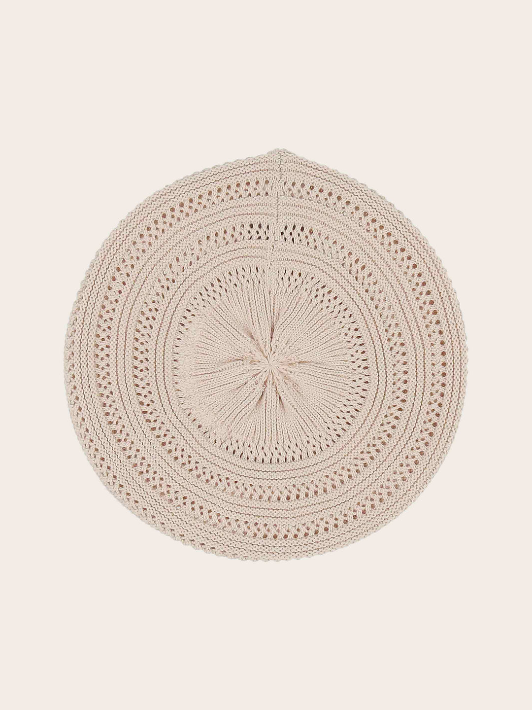 Loevenich Béret mit süßem Loch-Muster