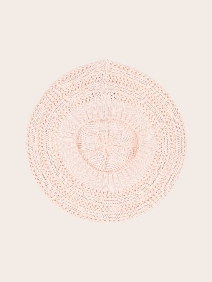 Loevenich Béret mit süßem Loch-Muster