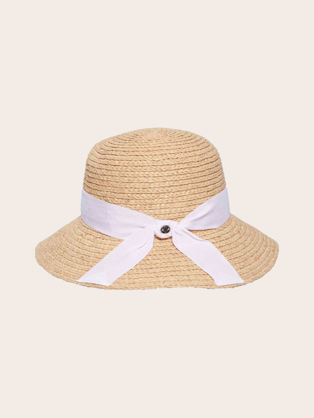 Lässiger Loevenich Strohhut aus Raffia geflochten