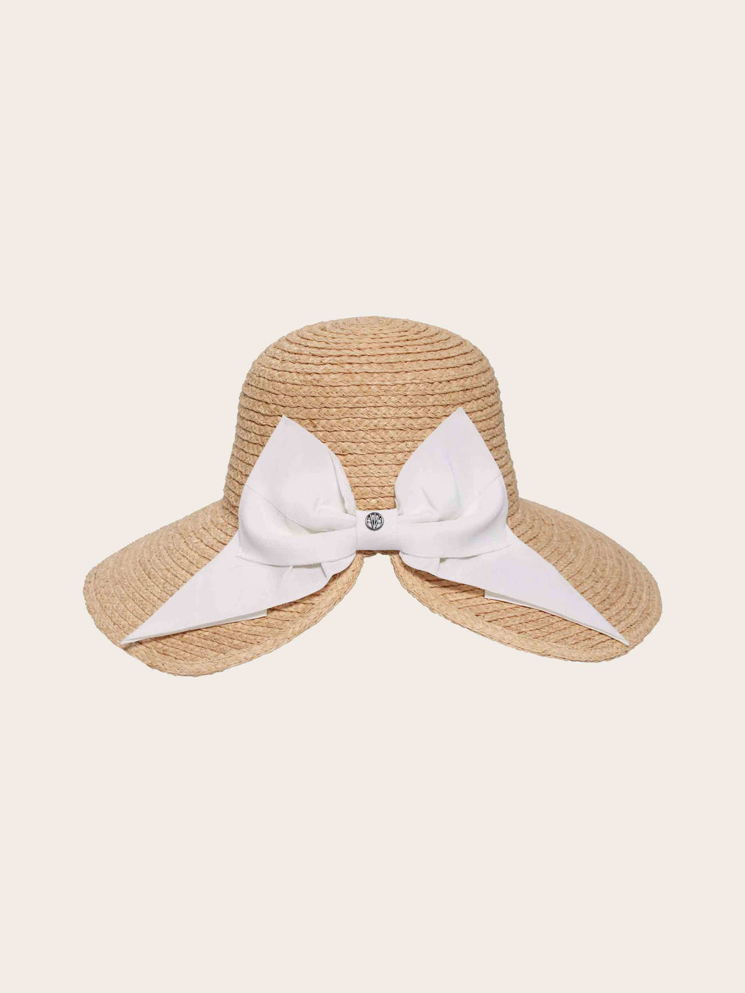 Stylischer Loevenich Strohhut mit großer Schleife