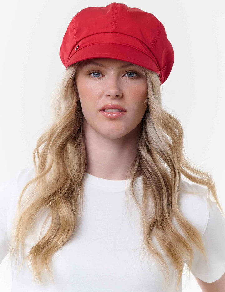 Elastische Loevenich Regenkappe mit Schirm